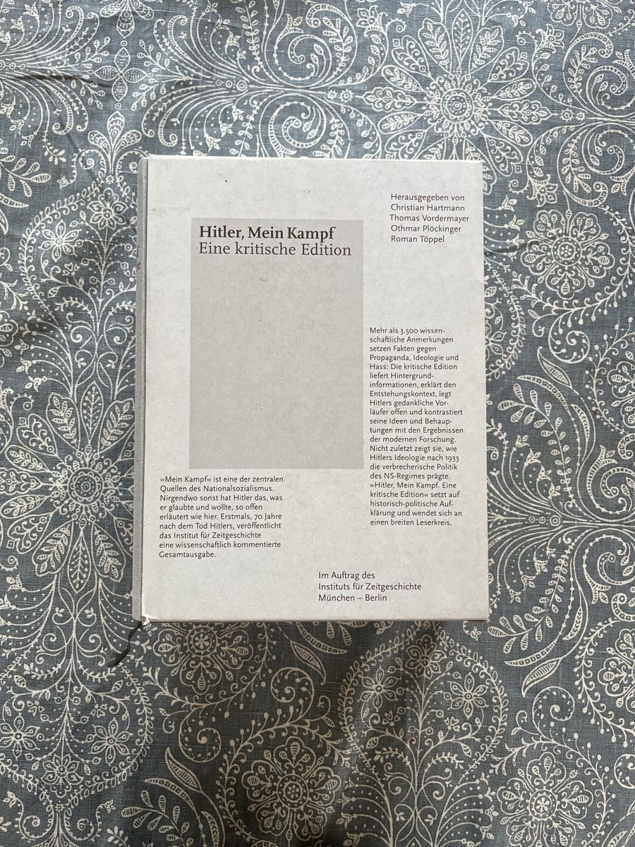 Livres: Hitler, Mein Kampf Eine kritische Edition Buch – D'occasion à Bertschikon Gossau par Weezysarchive