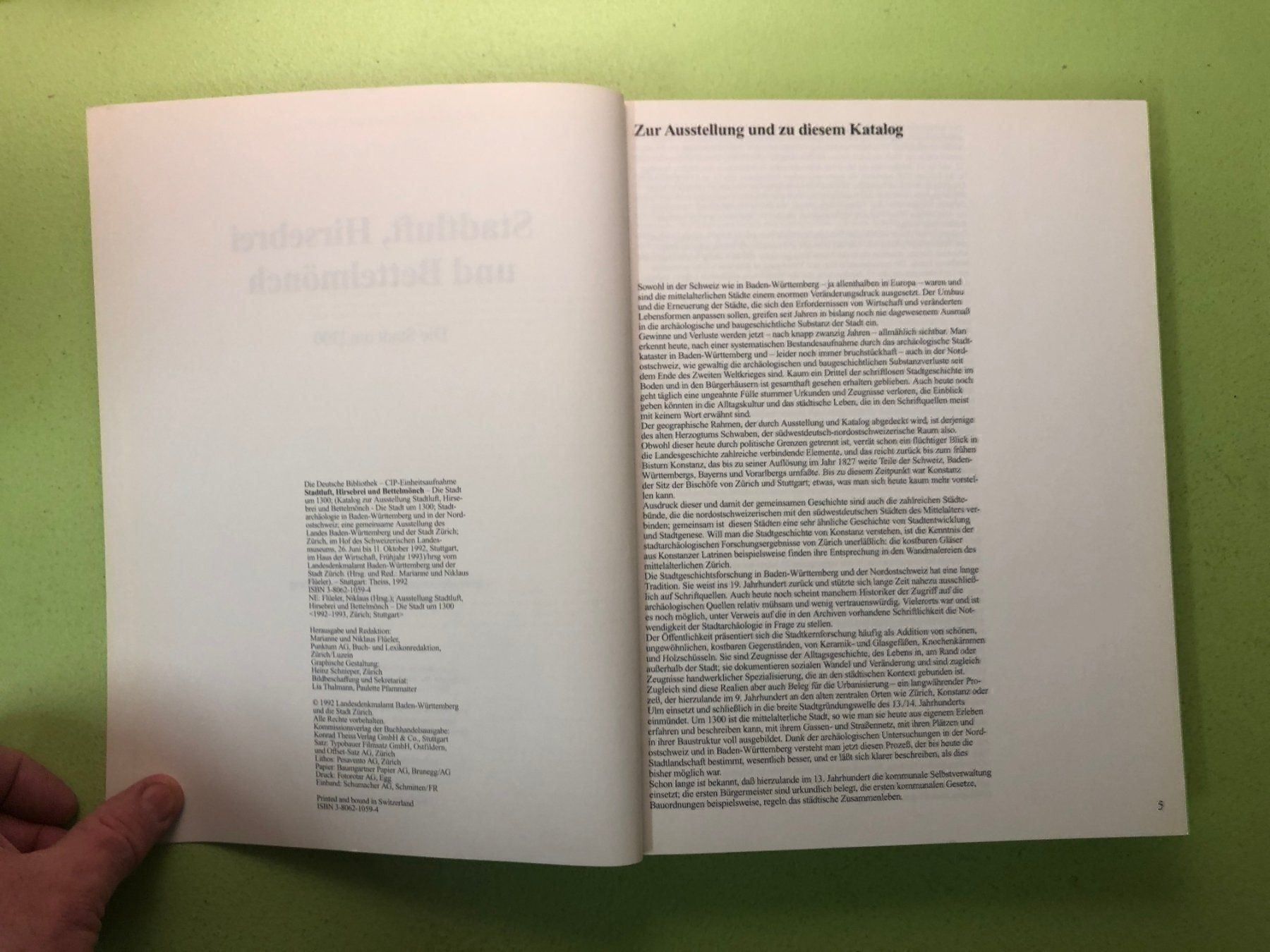Libri: Stadtluft, Hirsebrei und Bettelmönch. – Usato da Zürich venduto da allp 3
