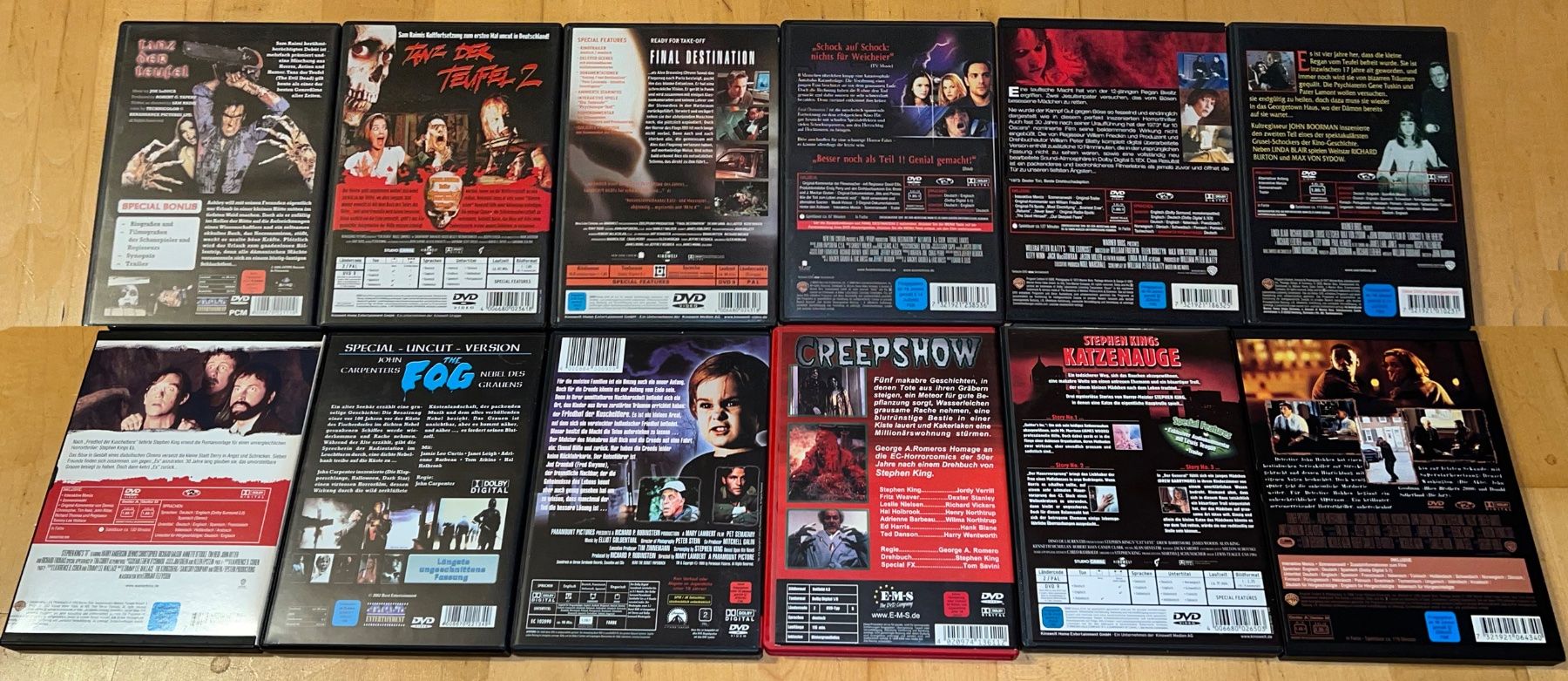 Tutti i DVDs: Horror Evil Collection [12 DVDs] – Usato da Unterengstringen venduto da NOISE 1