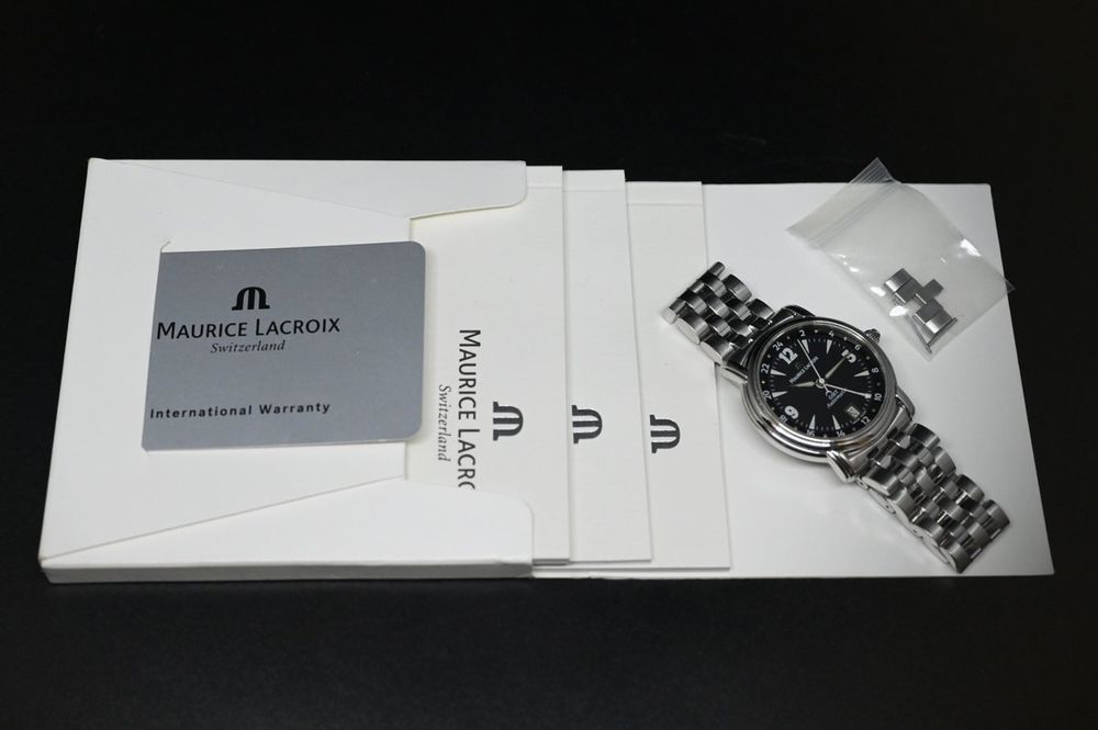 Maurice Lacroix Orologi: Maurice Lacroix Pontos Gmt 10818, full set – Usato da Eschert venduto da 0gravity 5