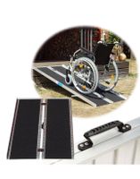 + Rollstuhlrampe 213 cm klappbar leicht 270 kg Auffahrrampe