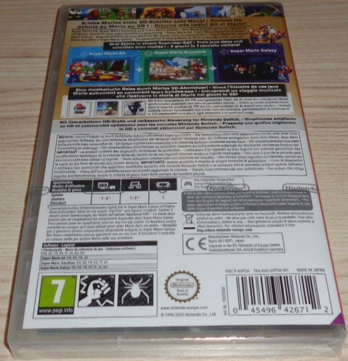 Nintendo Giochi: Super Mario 3D All-Stars ***SEALED*** (SWITCH) – Usato da Thun venduto da Gameparadise 1