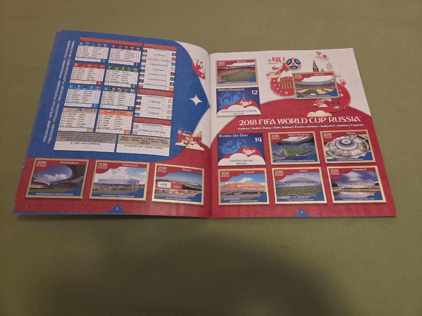 Panini Album: Panini Album WM 2018 – Usato da Embrach venduto da MamaSantos 1