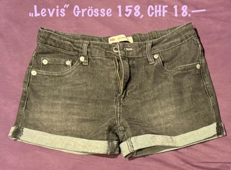 2x Paar coole Levi's Shorts (Jeansshorts) 158, Top Zustand