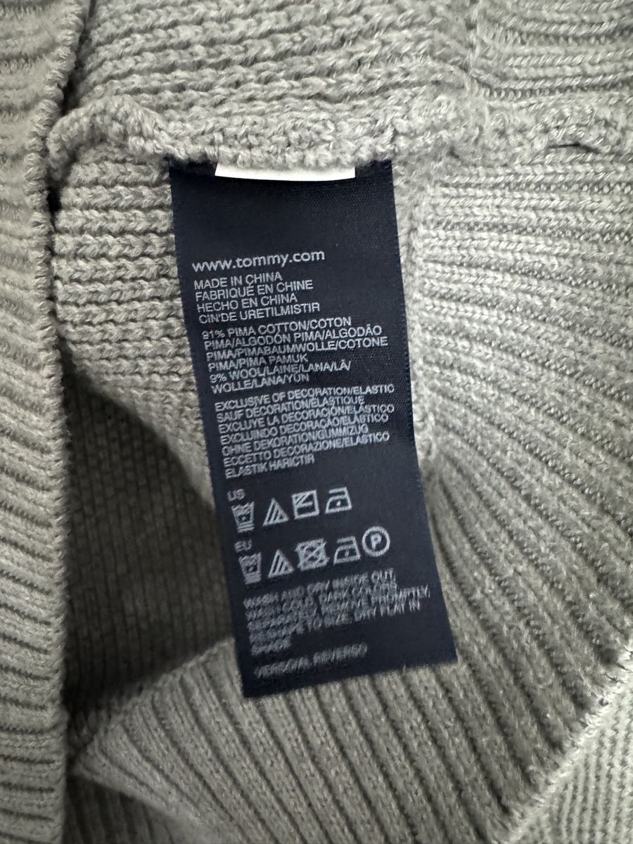 Tommy Hilfiger Maglioni & Felpe: Tommy Hilfiger Strickpullover Gr. M in grau – Usato da Grenchen venduto da servet.t 3