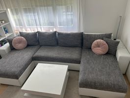 Sofa mit Schlaffunktion U-Form