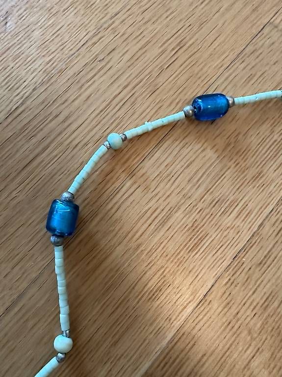 Ketten: Kette blau/Türkis Glas/Kunststein – Gebraucht aus Rothenburg von wer_g9fd 2