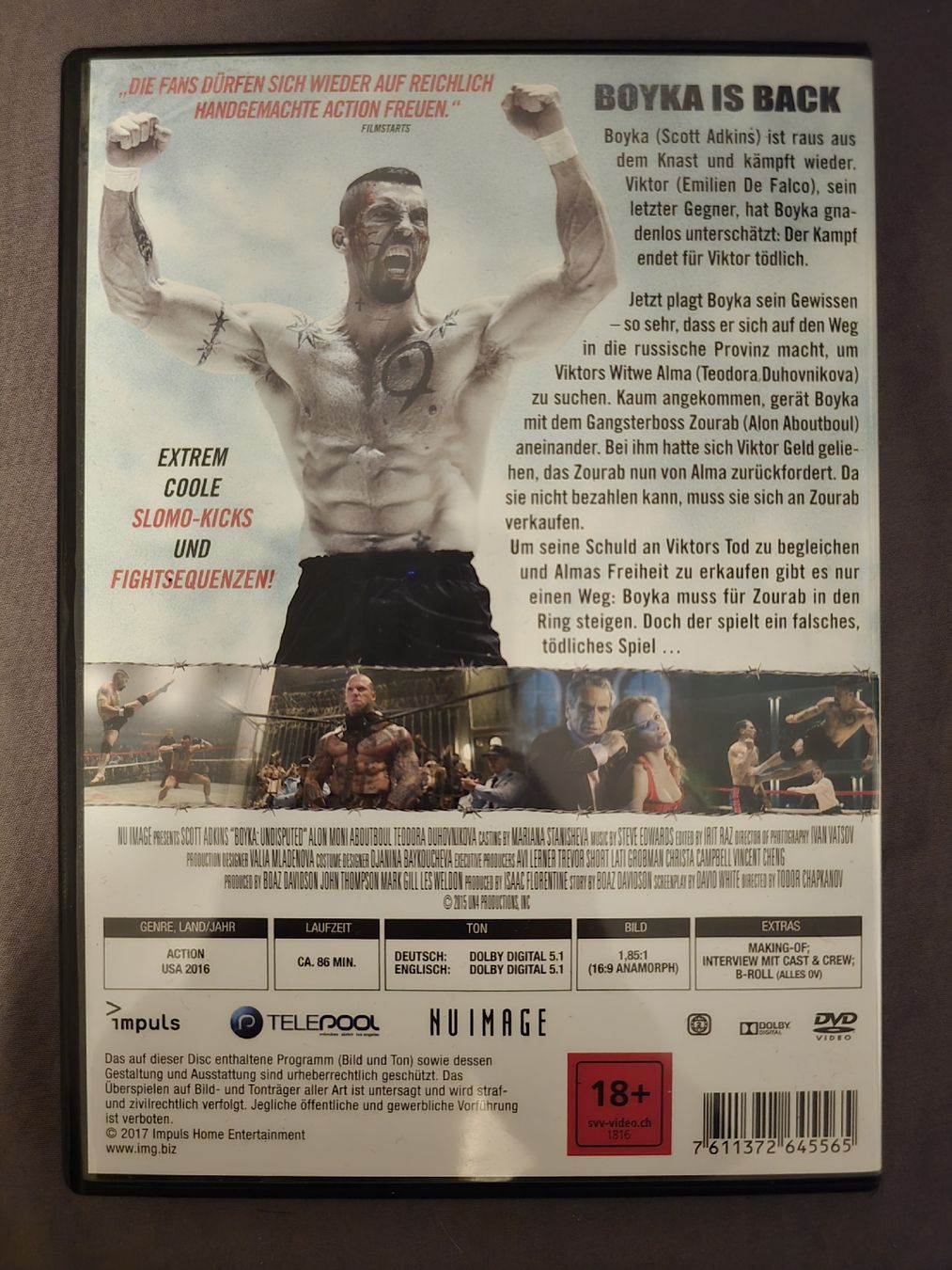 Tutti i DVDs: DVD - Undisputed IV Boyka is back – Usato da Zug venduto da nic_wlj8 1