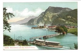 Stansstad (NW) drehbare Ackerbrücke - Dampfschiff Pilatus