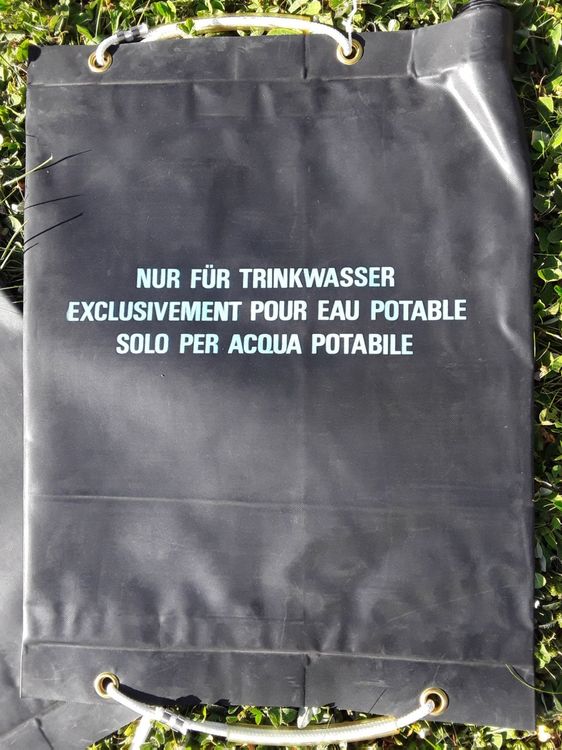 Schweizer Armee - Wassersack 20 Liter neuwertig