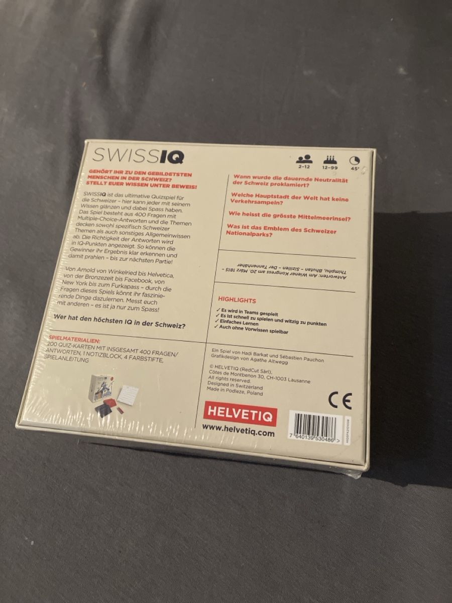 Giochi: Swiss IQ, Deutsch – Nuovo e nell'imballaggio originale da Rochefort venduto da ise_c7lc 1