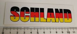 Schland  (Aufkleber, PVC)