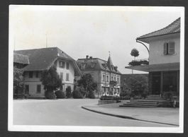 Utzenstorf Dorfpartie mit Restaurant Frohsinn