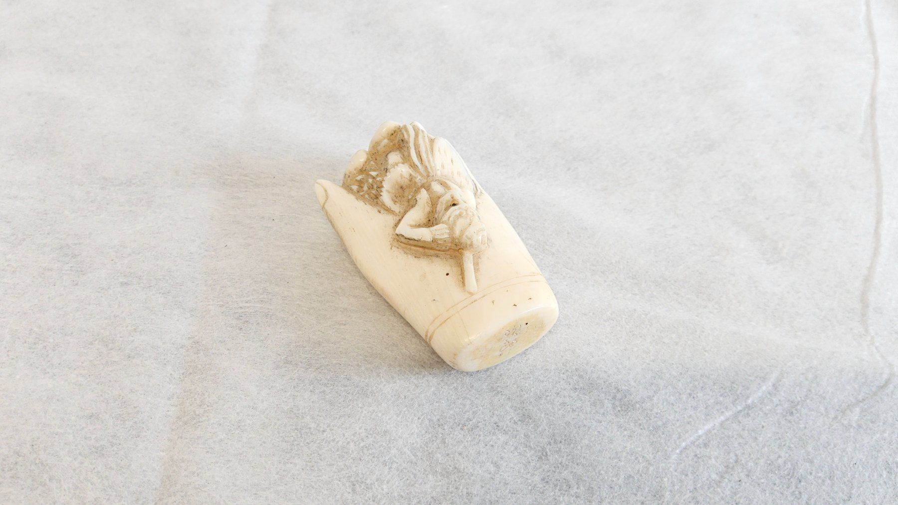 Statuette: Magnifique antique Netsuke signé – Usato da Malleray venduto da Frederic24 6