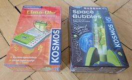 Kosmos Experimentierkasten Limo-Uhr + Space Bubbles neu&OVP