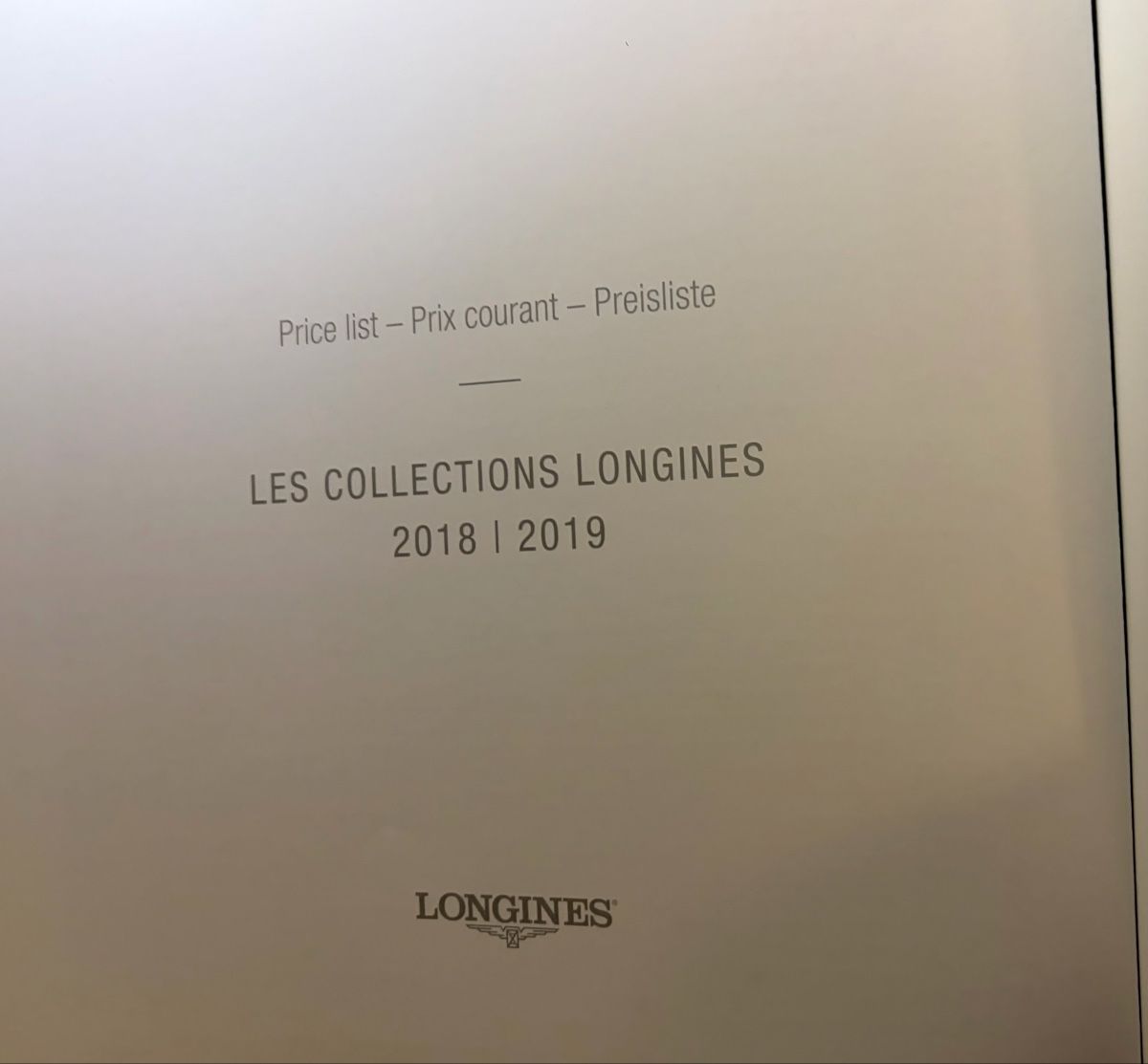 Livres: Longines Kollektionsbuch 2018/19 (letzte Gelegenheit!) – D'occasion à Baden par Goldbaum 4