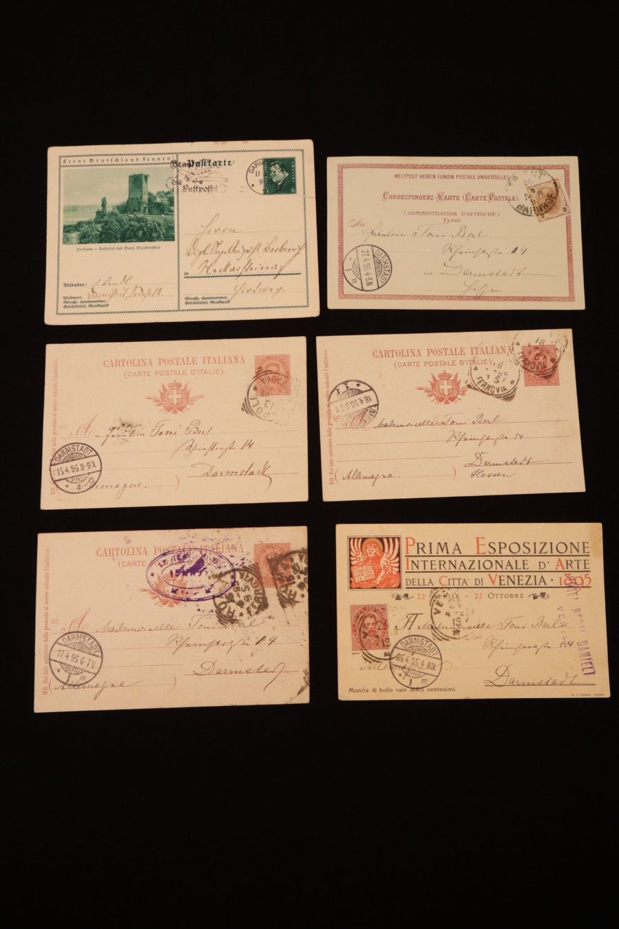 Cartoline postali: LOT Postkarten und Ansichtskarten von 1894-1933 – Usato da Volketswil venduto da brockipfannenstil 4