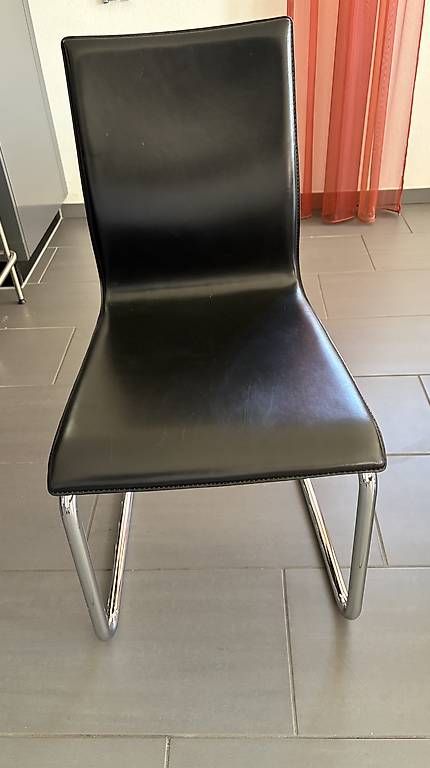 Stühle: Esstischstühle Leder – Gebraucht aus Winterthur von Lucoelen 2