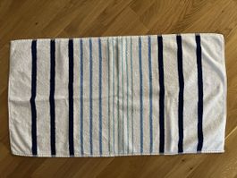 Badeteppich/Badetuch gestreift 100% Baumwolle