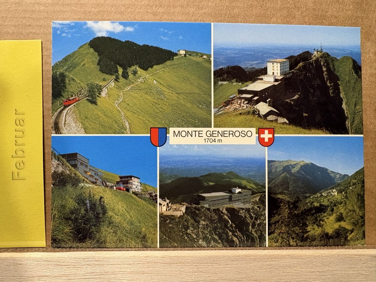 Cartoline postali: AK von Monte Generoso – Usato da Rümlang venduto da Kartenpost1