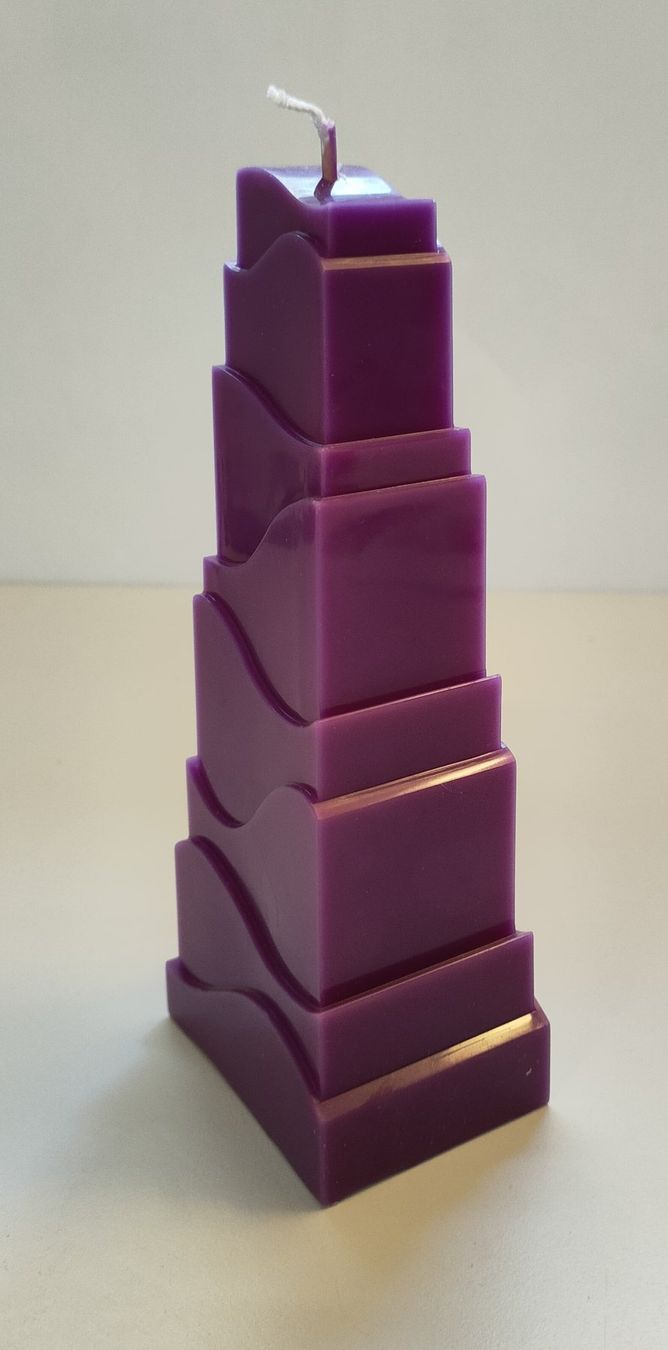 Kerzen: Kerze Zuckerhut violett – Neu (gemäss Beschreibung) aus Rothrist von GIWALD 3
