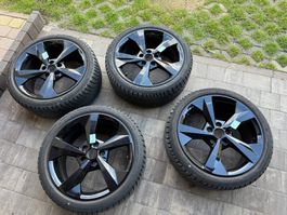 Original Audi 18" Felgen mit Bridgestone Winterreifen