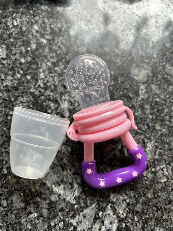 Tétine De Fruits Pour Bébé - Kit Avec 3 Sacs à Mailles De Tailles Différentes + Boîte De Rangement - Silicone Alimentaire 6-24 Mois