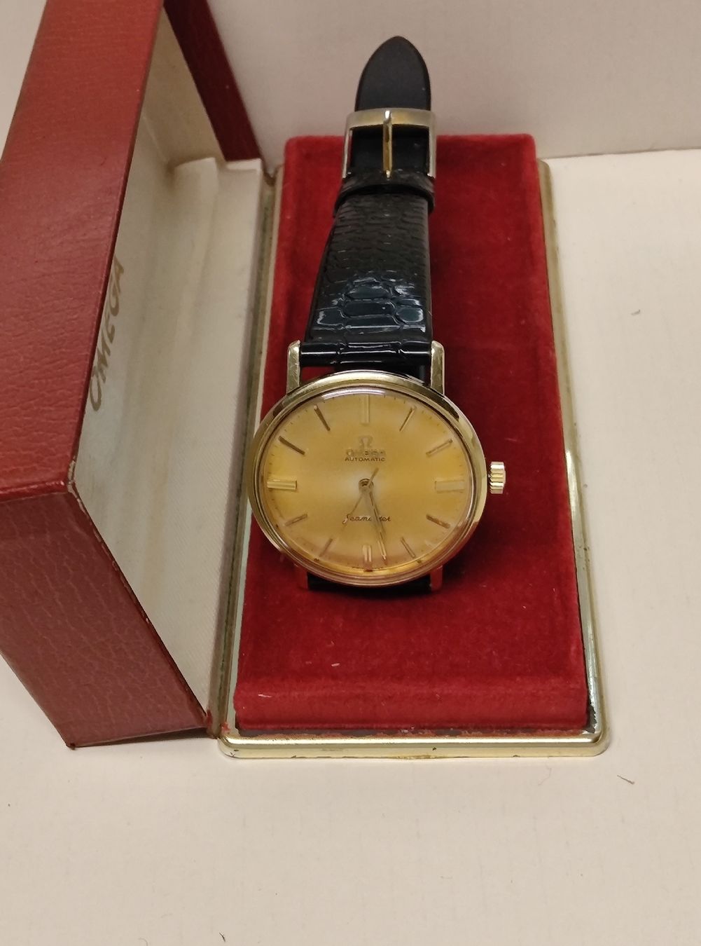 Omega Orologi: Omega Seamaster, 18k cadran léopard tropical réf 2846.2SC – Usato da Boll venduto da BollArtAntik 8