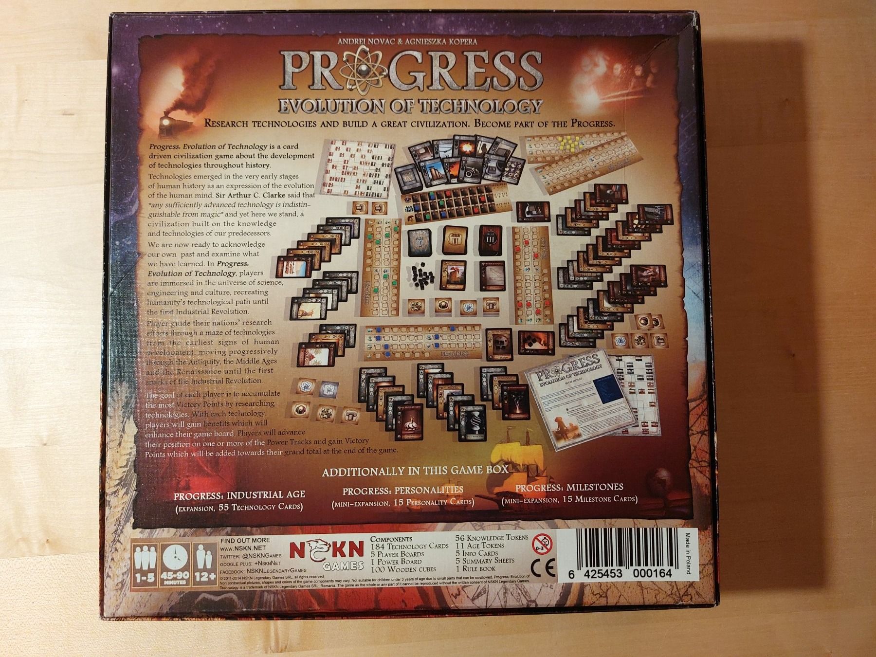 Spiele: Progress: Evolution of Technology (Kickstarter Version) – Gebraucht aus Luzern von Blue-Moon 1