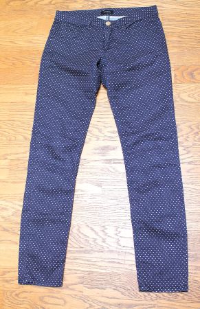 Max&Co Hose, dunkelblau mit Pünktchen Punkten