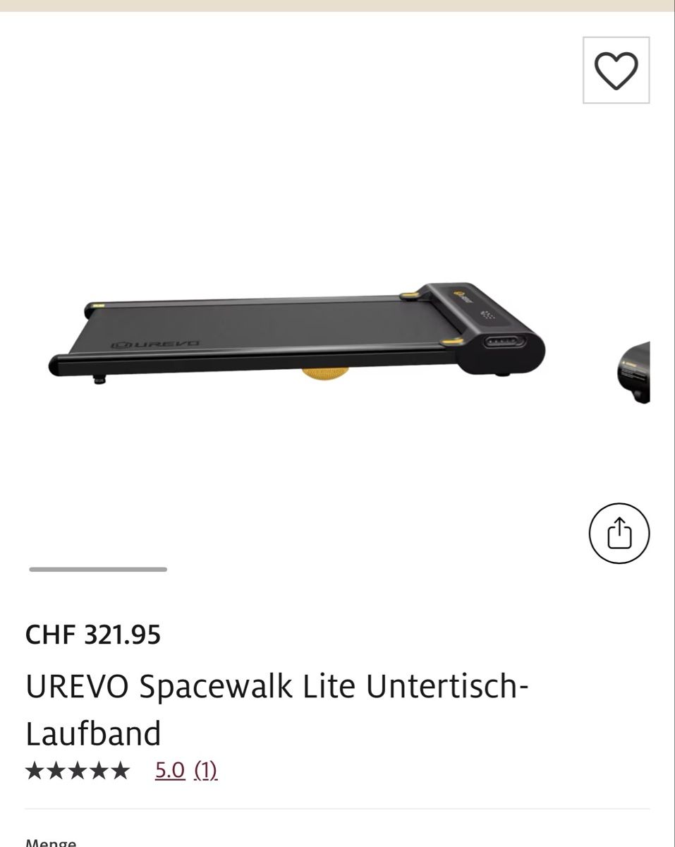 Apparecchi a nastro: Laufband – Usato da Schüpfen venduto da blerinapodrimja 1