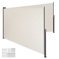 Doppel-Seitenmarkise beige 200 x 600 cm