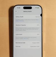 iPhone 16 Pro 256 Go Titane blanc – Version suisse + boîte