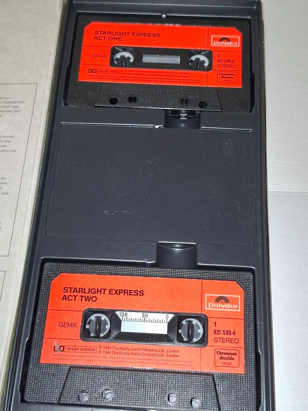 Musicassette: Starlight Express - Original Kassetten - Andrew Lloyd Webber – Usato da Meilen venduto da Anfield1 2