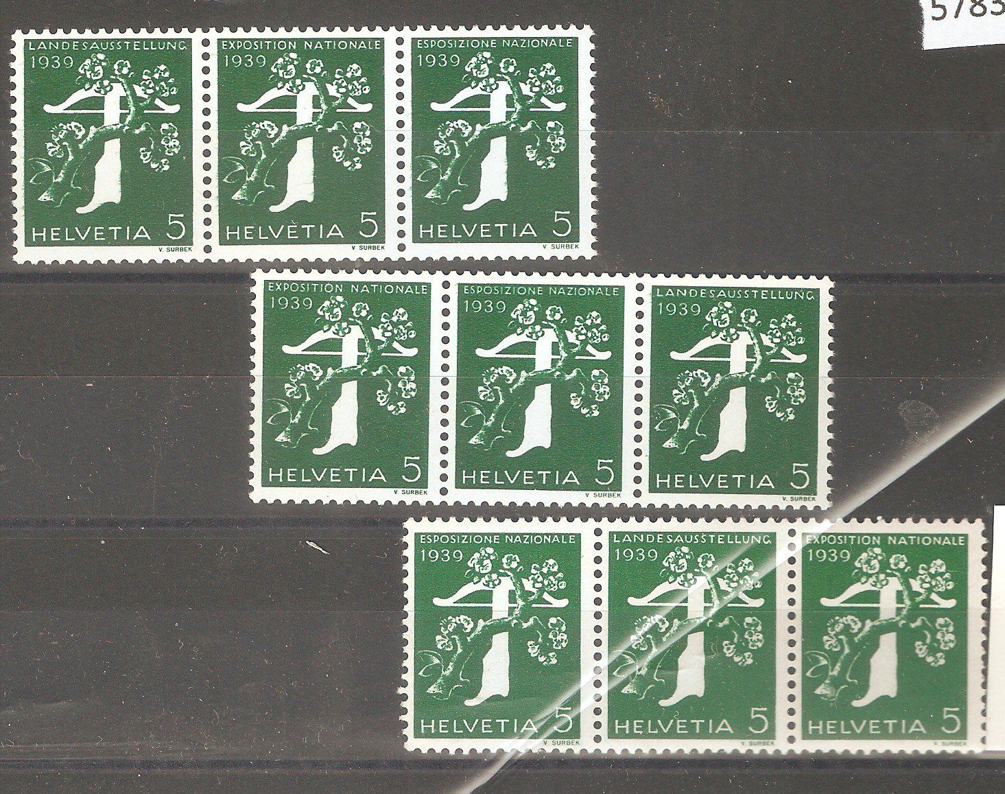 Tous les timbres: Landi 3 Z ** – Neuf (Voir description) à Lausanne par Whorvath