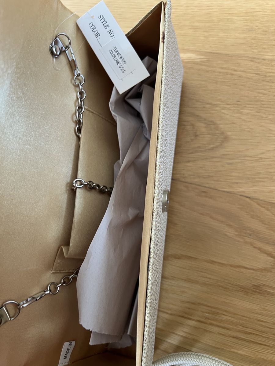 Sacs femmes: Elegante Abendtasche Clutch Gold – Neuf (Voir description) à Zollikerberg par Huglina 4