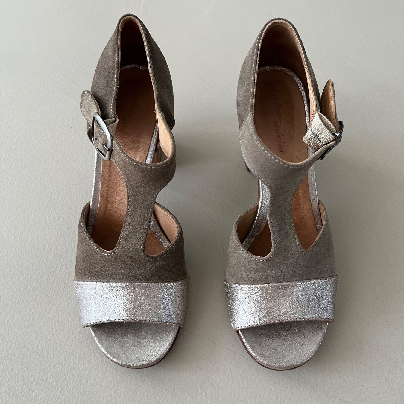 Damenschuhe: GIANLUCA TOMBOLINI Leder Sandalen – Gebraucht aus zürich von vintage12 2