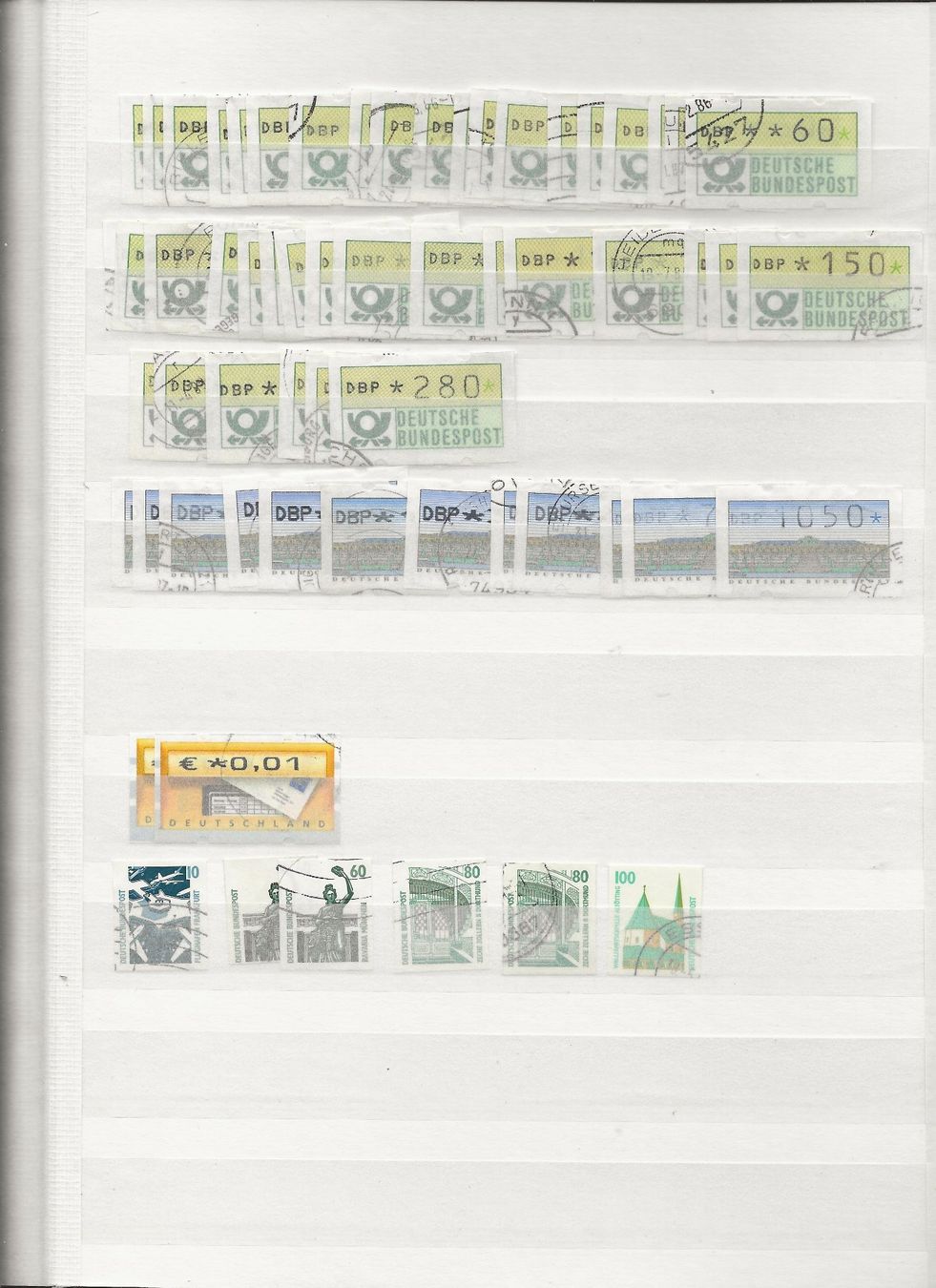 Alle Briefmarken: Marken Deutschland BRD gestempelt – Gebraucht aus Au ZH von xelagreb01 6