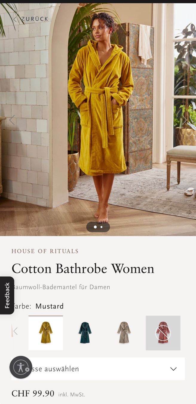 Rituals Accappatoi: 100% Baumwoll Bademantel von Rituals – Usato da Emmen venduto da Linda-Bachmann