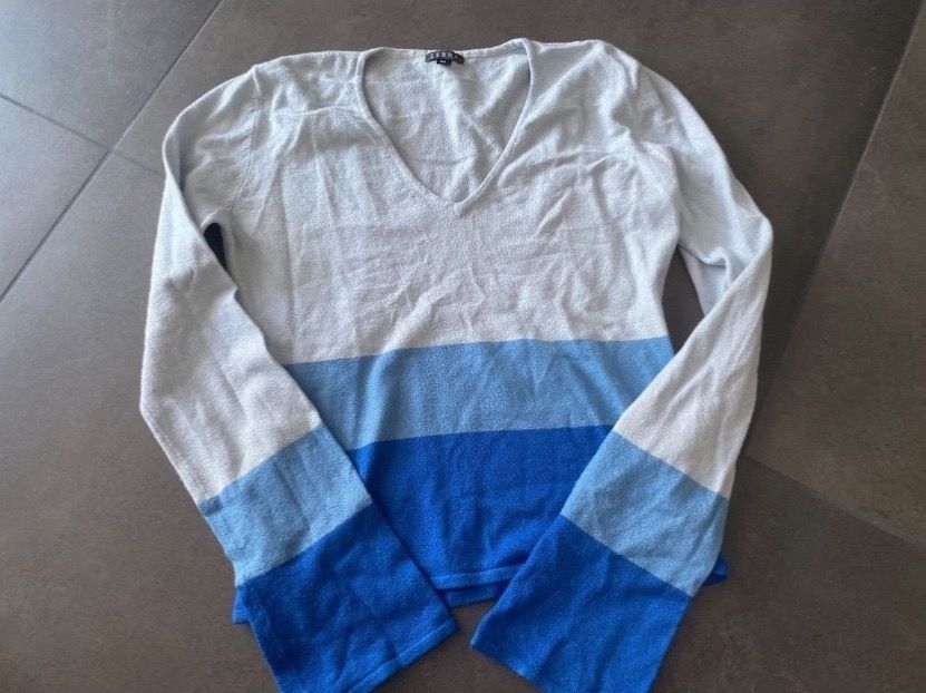 Zebra Maglioni & Felpe: Zebra Strickpulli blau Blockstreifen M – Usato da Bern venduto da brup 4