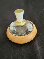 Swarovski Holz/Glasdose mit Spiegelglas Deckel