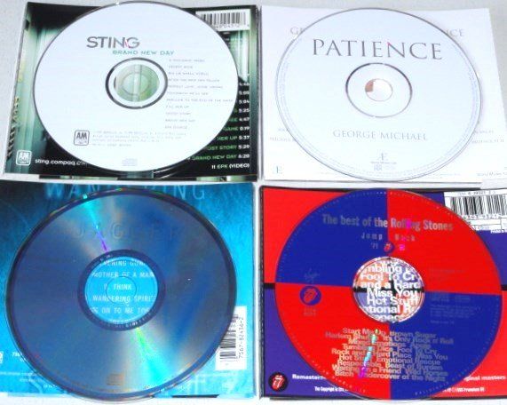 CD: 4CD's - George Michael, Mick Jagger, Sting & Rolling Stones – Usato da Unterbäch venduto da xazuq 6