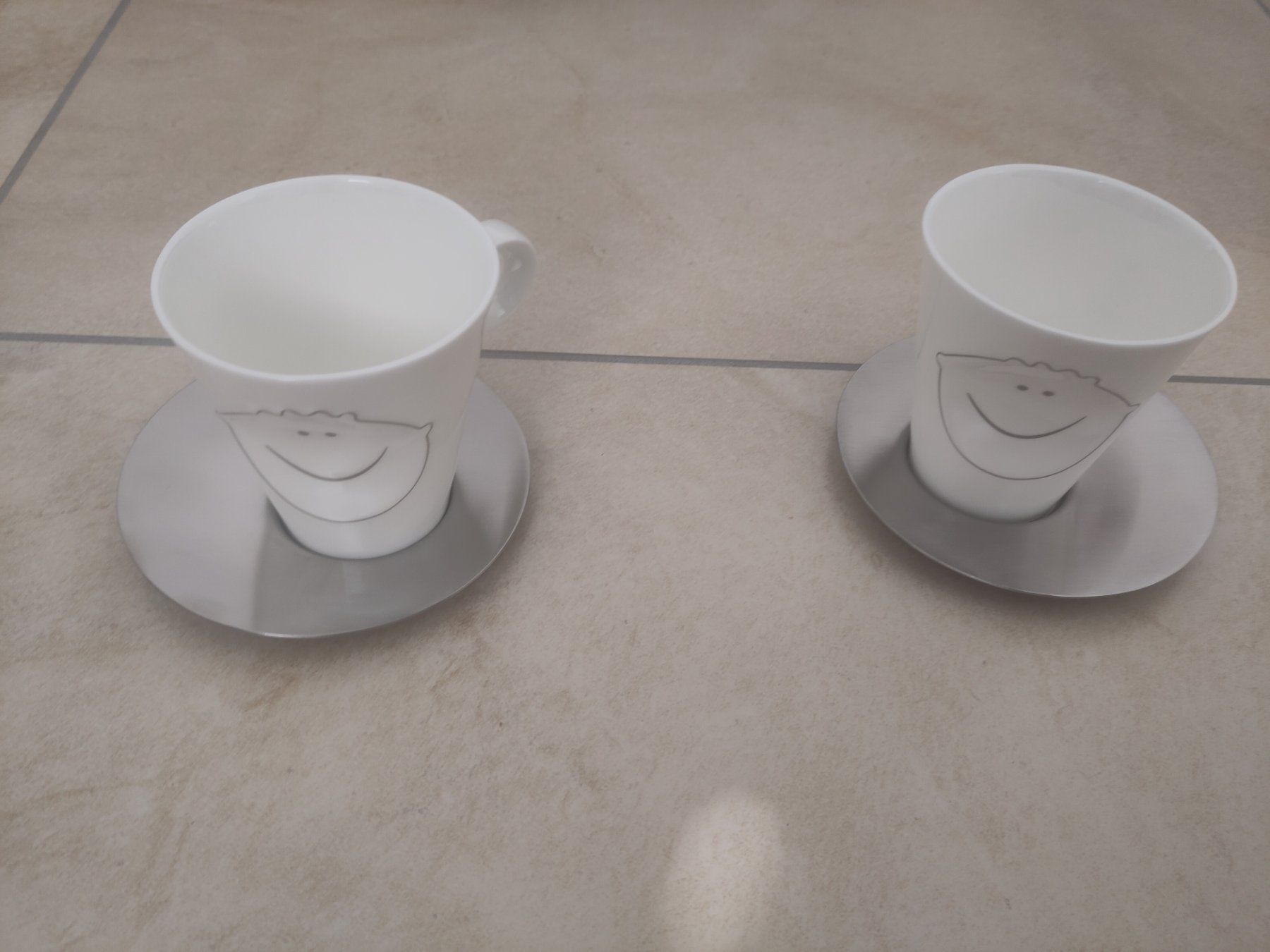 Tazze: HOGRI Cappuccinotasse, 2er Set, neu – Nuovo e nell'imballaggio originale da Münchenwiler venduto da Maxli2008