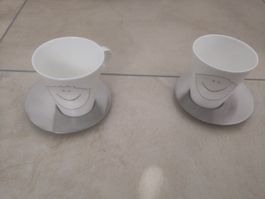 HOGRI Cappuccinotasse, 2er Set, neu