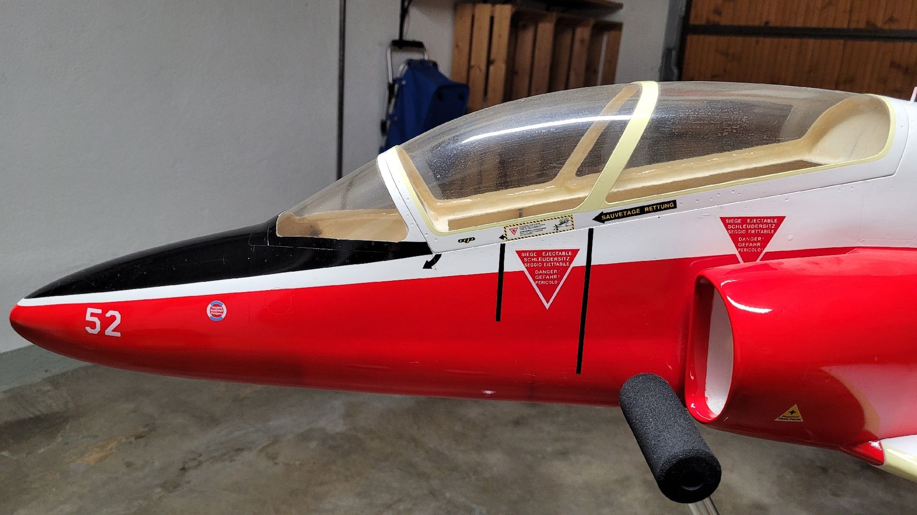 Modellismo RC: Bae Hawk Voll GFK 90er EDF oder Turbine – Nuovo (secondo la descrizione) da Hindelbank venduto da Stephu1 5