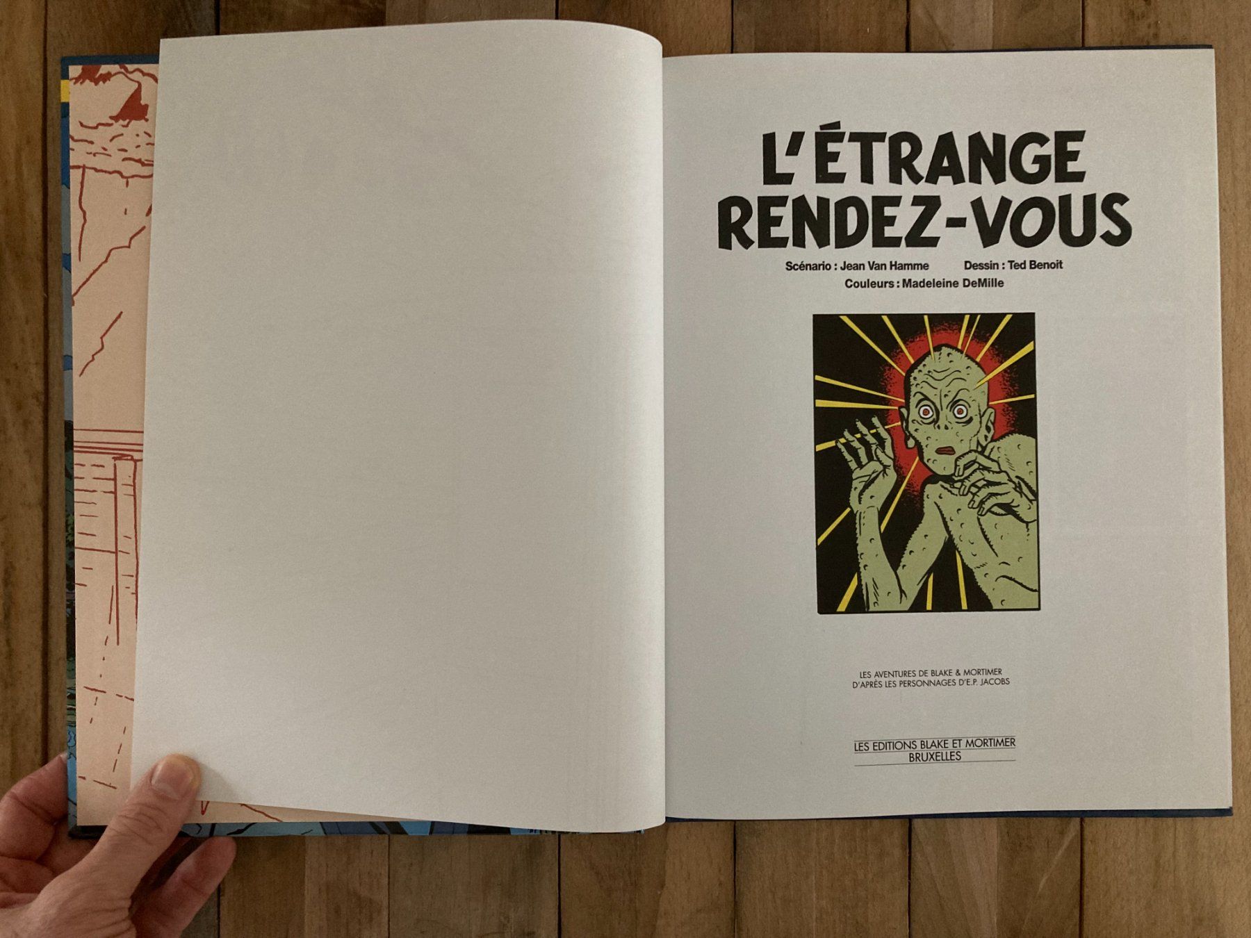 Fumetti: Blake et Mortimer-L'étrange rendez-vous-EO 2001 – Usato da vaumarcus venduto da Nicolasorel 8