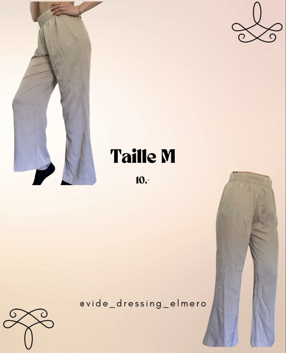 Pantaloni: Pantalon d'été beige – Nuovo (secondo la descrizione) da Massonnens venduto da Rebelle88