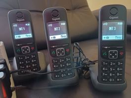 Gigaset Schnurlostelefone 3er Set nie gebraucht