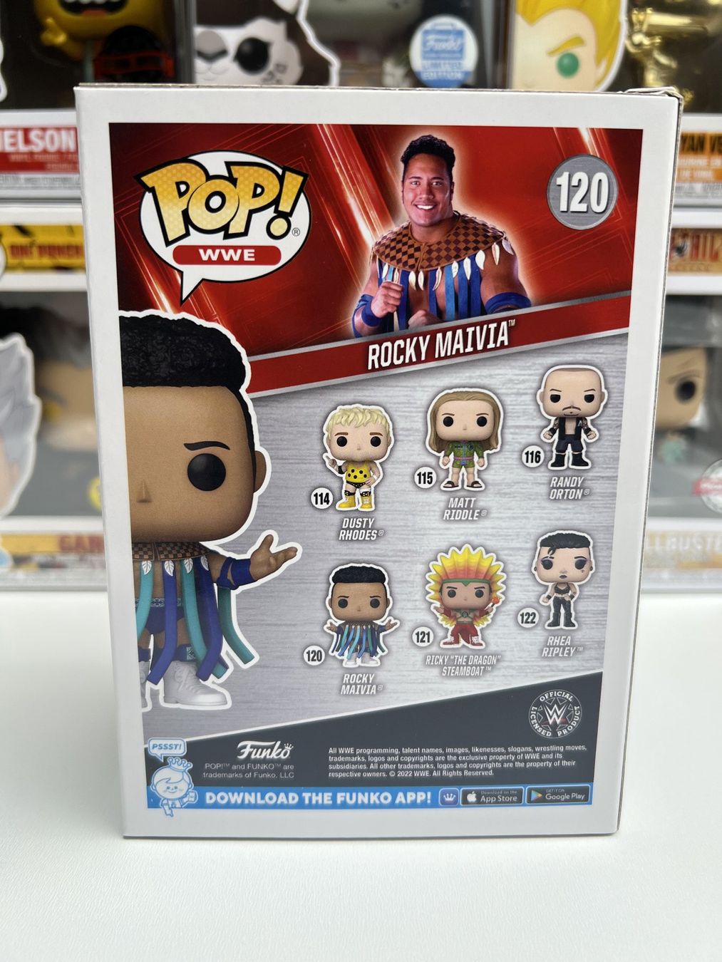 Funko Statuette: Funko POP! WWE Rocky Maivia – Nuovo e nell'imballaggio originale da Le Mouret venduto da perfectbijou 2