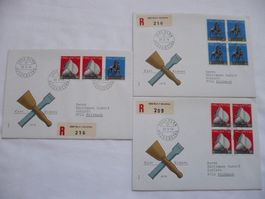 1974 3 FDC Europamarken SBK 556 - 557